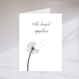 With Deepest Sympathies - Dandelion
