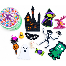 Halloween Town Playdough Sensory Kit