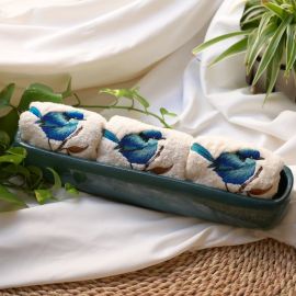 Blue Bird Guest Towels - Set of 2  