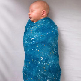 Organic Swaddle -Starry Night 