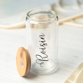 Tumbler with Bamboo Lid