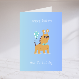 Happy Birthday! Have A Great Day! Monster