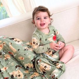 3-Pack Bamboo Magnetic Baby Bodysuits – Pirate Map