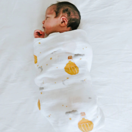 Organic Swaddle -Hot Air Balloon 