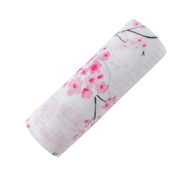 Organic Swaddle - Cherry Blossom