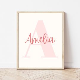 Personalised Pink Underwater Trio Prints