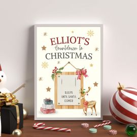Personalised 'Countdown to Christmas' Print