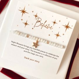 Festive Believe star bracelet