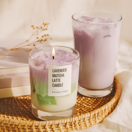 Lavendar Matcha Latte Candle