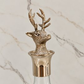 Silver Stag Decanter 