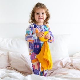 Arabian Rooftops Ramadan & Eid Bamboo Baby Sleepsuit