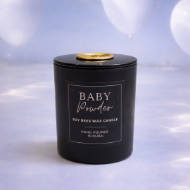 Glass Candle – Baby Powder