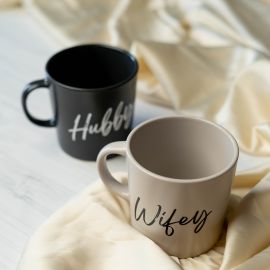 Personalised Mugs (Wifey & Hubby) 