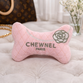 Chewnel Pink Squeaky Bone