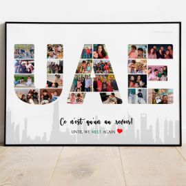 Personalised UAE Word Art Design 