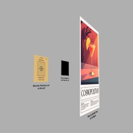 Cosmopolitan Metal Poster