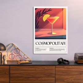 Cosmopolitan Metal Poster