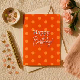 Happy Birthday - Polka Dots