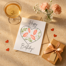 Happy Birthday - Tulips