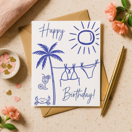 Happy Birthday - Santorini