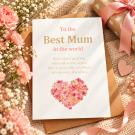 To The Best Mum In The World