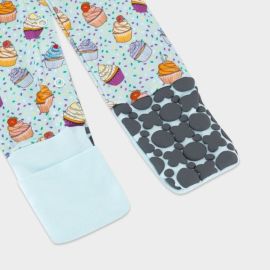 Cupcake Convertible Footies Sleepsuits (6-9M, 9-12M, 12-18M)