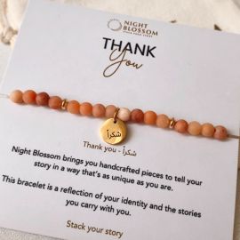 Thank you charm bracelet