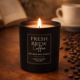 Glass Candle – Fresh Brew Coffee