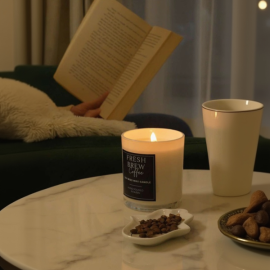 Glass Candle – Fresh Brew Coffee