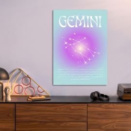 Gemini  Metal Poster