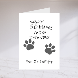 Happy Birthday From The Dog