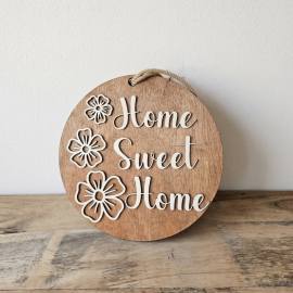 Home Sweet Home Wooden Plaque