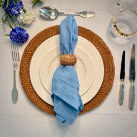 Willa Rattan Round Placemats