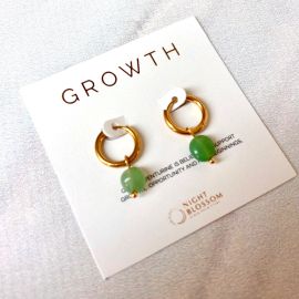 Crystal drop hoops