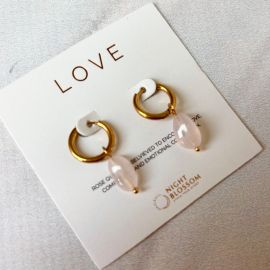 Crystal drop hoops