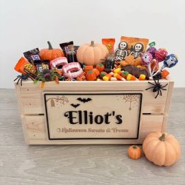 Personalised Halloween Crate Plaque