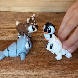 Arctic Buddies - Pocket Friends (Set of 4)