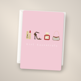 Hand Illustrated Dubai Greetings Card- Girl Essentials 