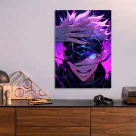 Gojo Satoru Metal Poster