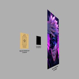 Gojo Satoru Metal Poster