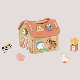 Wooden Farm Shape Sorter