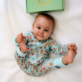 Cupcake Convertible Footies Sleepsuits (6-9M, 9-12M, 12-18M)