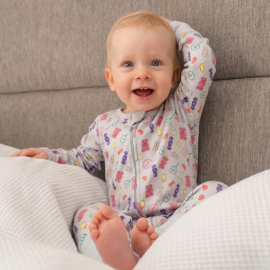 Candy Convertible Footies Sleepsuits (6-9M, 9-12M, 12-18M)