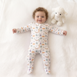UAE Design Peek-a-boo Sleepsuit (0–3M, 3-6M)