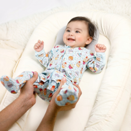 Cupcake Peek A Boo Sleepsuit (0–3M, 3-6M)