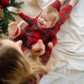 Merry & Plaid Zippie