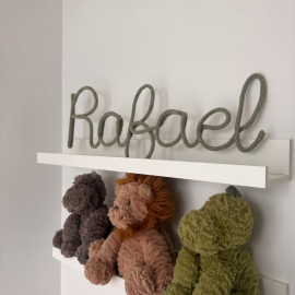 Personalised Knitted Wire Name