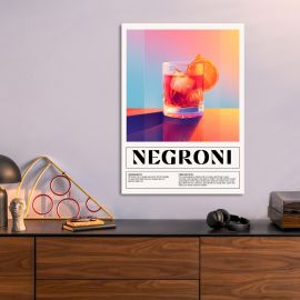 Negroni Metal Poster