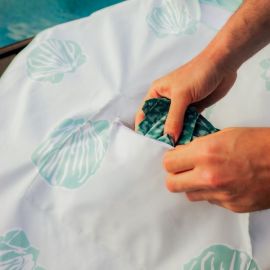 Quick-Dry Sand-Free Kids Poncho - Saint Malo