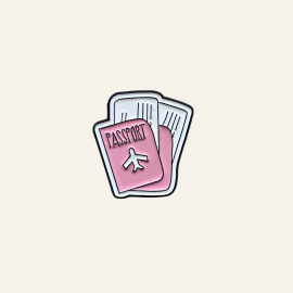Sticker Metal Charm